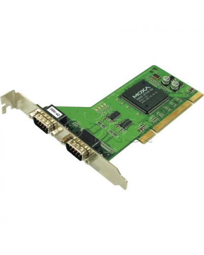 2-портовая плата RS-232 для шины Universal PCI Moxa CP-102U в Домодедово Сетевые карты Pintop.ru