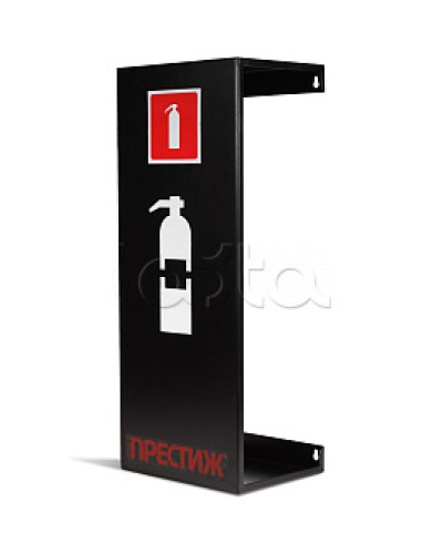 Подставка настенная под огнетушитель ПРЕСТИЖ черная ПОЖТЕХНИКА в Домодедово Аксессуары для огнетушителей Pintop.ru