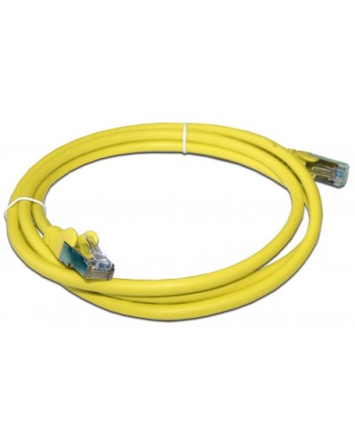 Патч-корд RJ45 - RJ45, 4 пары, FTP, категория 6A, 1.5 м, желтый, LSZH LANMASTER LAN-PC45/S6A-1.5-YL в Домодедово Патч-корды и пигтейлы Pintop.ru