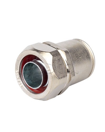 Муфта металлорукав DN 40-жесткая труба д.40мм, IP66/IP67, никелированная латунь DKC 6117-40 в Домодедово Повороты, муфты, тройники Pintop.ru