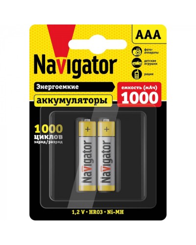 Аккумулятор Navigator 94 462 NHR-1000-HR03-BP2 в Домодедово Электротехническое оборудование Pintop.ru