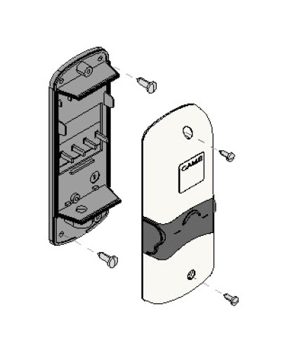 Корпус передатчика DIW01 DIW03 DB Came 119RIR257 в Домодедово Запчасти для шлагбаумов и автоматики Pintop.ru