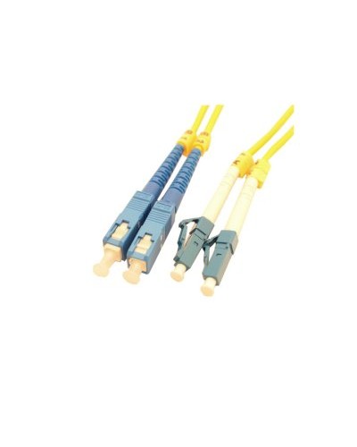 Патч-корд оптический LSZH, дуплексный, LC/UPC-SC/UPC, SM, 3м LANMASTER LAN-2LC-2SC/SU-3.0 в Домодедово Патч-корды и пигтейлы Pintop.ru