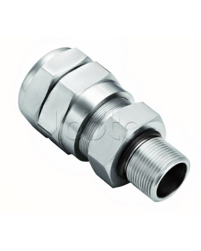 Кабельный ввод для бронированного кабеля с уплотнением внутренней оболочки кабеля резьбой G1/2, внешним диаметром кабеля D= 8-12мм и проходным диаметром кабеля d= 4-8 мм Спектрон КВБ-12/8-М-G1/2 в Домодедово Аксессуары для кабель-канала Pintop.ru