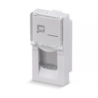 Вставка 45x22,5 (Mosaic) для 1 модуля формата Keystone Jack Cabeus (FP-L-22,5-1M)