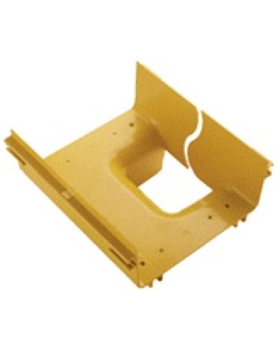 Отвод вертикальный с лотка 240 мм на лоток 120 мм, желтый в Домодедово Аксессуары для кабель-канала Pintop.ru