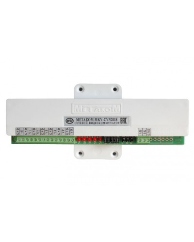 Видеокоммутатор сетевой Метаком MKV-CVN2018 в Домодедово Блоки коммутации многоабонентные Pintop.ru