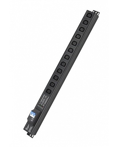 Блок распределения питания вертикальный для 19 шкафов DKC R5VIEC12CBOP в Домодедово Блоки розеток Pintop.ru