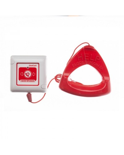 Кнопка со шнуром проводная аналоговая влагозащищенная Getcall GC-0423W1 в Домодедово Переговорные устройства Pintop.ru