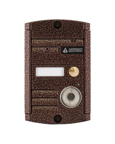 Видеопанель вызывная накладная цветная на 1 абонента с TM-считывателем Activision AVP-451 TM (PAL, медь) в Домодедово Вызывные видеопанели малоабонентные Pintop.ru