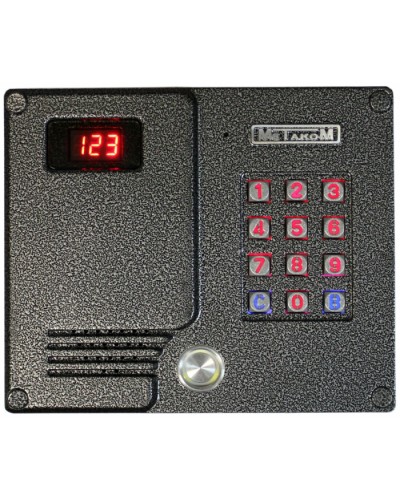 Блок вызова домофона Метаком MK2007-TM-EV в Домодедово Блоки вызова многоабонентные Pintop.ru