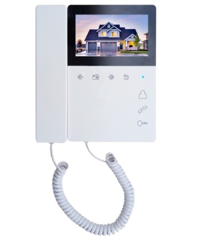 Монитор цветного видеодомофона Tantos Elly-S с трубкой VZ в Домодедово Абонентские видеоустройства Pintop.ru