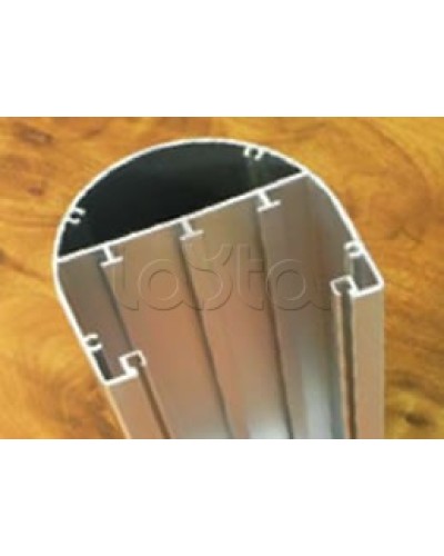 Колонна алюминевая под суппорт (односторонняя) 660мм Экопласт 70166 в Домодедово Системы лючков и колонн Pintop.ru