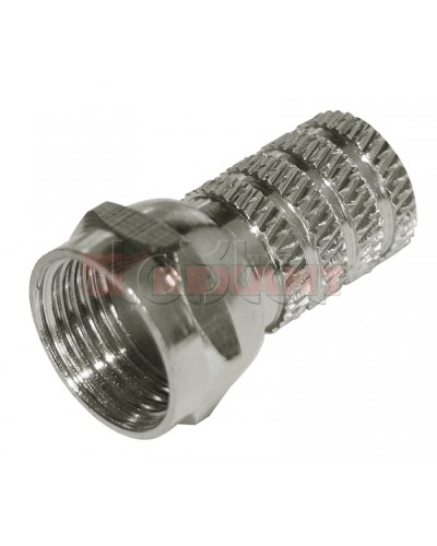 Разъем F-Разъем RG-59 (03-008B) (100шт/уп) REXANT 05-4002 в Домодедово Коннекторы Pintop.ru