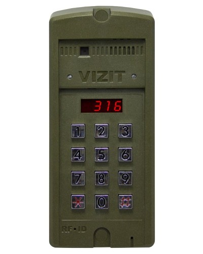 Блок вызова для совместной работы с БУД-302 Vizit БВД-316RCP в Домодедово Блоки вызова многоабонентные Pintop.ru