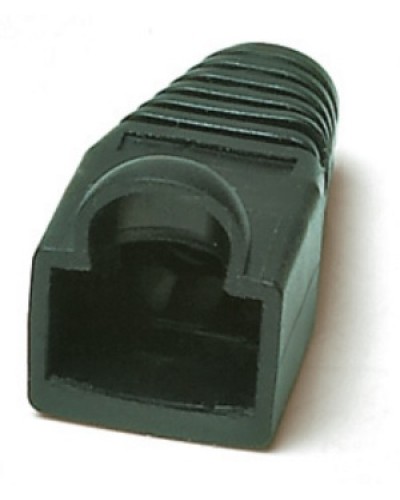 Изолирующий колпачок для разъемов RJ-45, черный (10 шт.) Hyperline BOOT-BK-10 в Домодедово Коннекторы и разъемы Pintop.ru