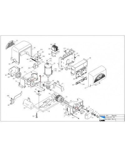 Корпус AT04 Came 119RIR195 в Домодедово Запчасти для шлагбаумов и автоматики Pintop.ru
