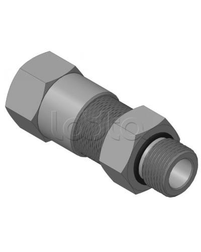 Кабельный ввод для бронированного кабеля с уплотнением внутренней оболочки кабеля резьбой G1/2, внешним диаметром кабеля Dm=14-18 мм и проходным диаметром кабеля d=8-12 мм Спектрон КВБ-18/12-Н-G1/2 в Домодедово Аксессуары для кабель-канала Pintop.ru