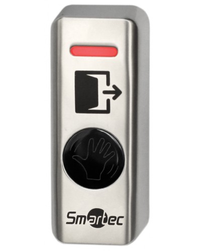 Кнопка ИК-бесконтактная металлическая накладная Smartec ST-EX341LW в Домодедово Кнопки выхода Pintop.ru