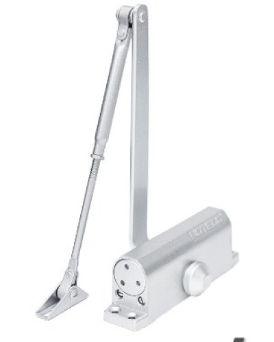 Доводчик NOTEDO DC-090-НО EN4 с ФОП (серебро) в Домодедово Доводчики Pintop.ru