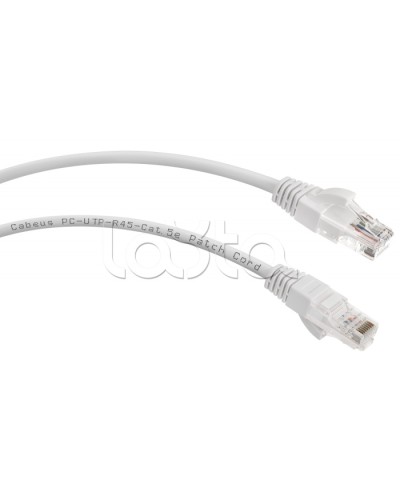 Патч-корд UTP, категория 5e, 0.15 м, неэкранированный, белый Cabeus PC-UTP-RJ45-Cat.5e-0.15m-WH в Домодедово Патчкорды (медные) Pintop.ru