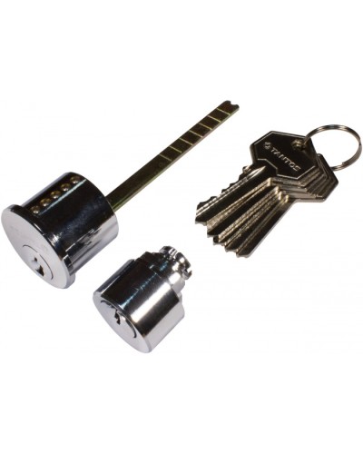 Цилиндр в комплекте с 5 ключами Tantos Цилиндр для TS-EL2369SS в Домодедово Электромеханические замки Pintop.ru