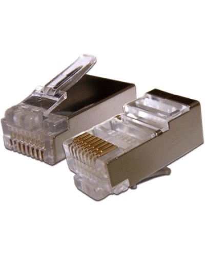 Коннектор RJ45 STP 8P8C, cat.6 TWT TWT-PL45/S-8P8C-6 в Домодедово Коннекторы и разъемы Pintop.ru