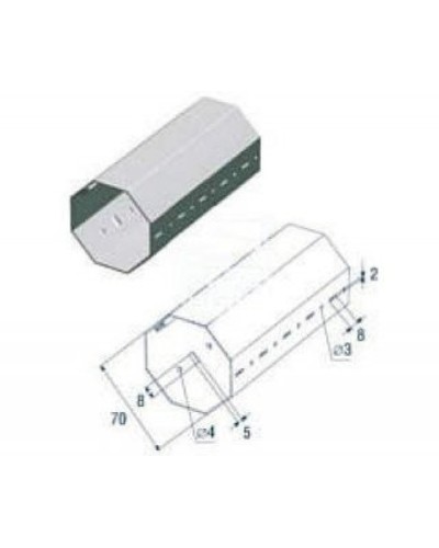 Выходной фланец G12000 Came 119RIG112 в Домодедово Запчасти для шлагбаумов и автоматики Pintop.ru