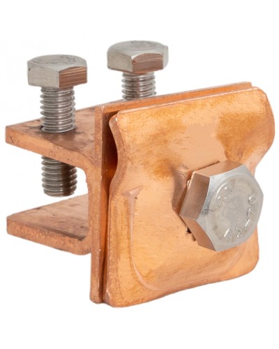 Держатель фальцевый, скручиваемый 3мм, Cu EKF PROxima (lp-33396-cu) в Домодедово Электротехническое оборудование Pintop.ru