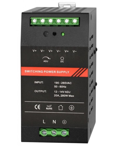 Блок питания Smartec ST-PS120DDU-BK в Домодедово Дополнительное оборудование для СКУД Pintop.ru