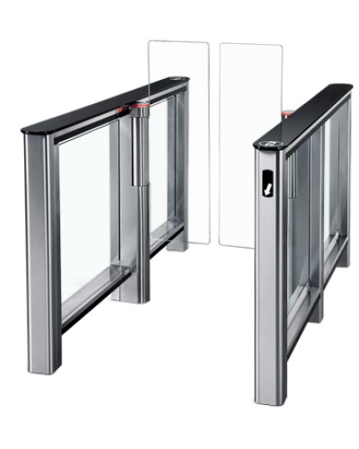 Турникет PERCo-ST-01 с крышками из закал. стекла со створками Створки шириной 300 мм увеличенной выстоты (1300 мм) в Домодедово Турникеты Pintop.ru