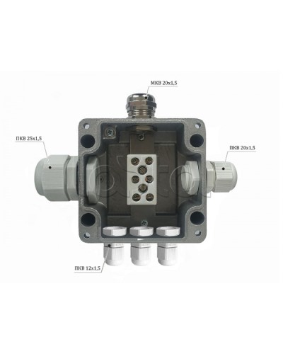 Металлическая коробка соединительная Магнито-контакт МКС 2ВК «МОРОЗ» с датчиком вскрытия корпуса (тампером), IP66/IP68 в Домодедово Распределительные коробки Pintop.ru