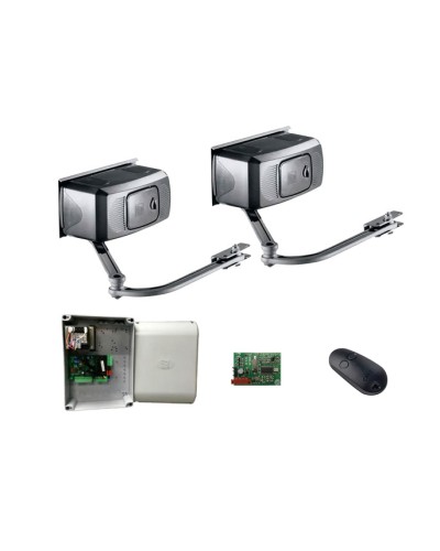 Комплект автоматики для двухстворчатых распашных ворот Came F1000 KIT на основе привода F1000 (блок управления ZF1N, радиоуправление) в Домодедово Автоматизация ворот Pintop.ru