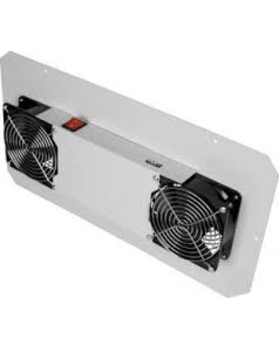 Блок вентиляторный TLK (TLK-FAN2-TERM-GY) для настенных шкафов серии TWC и TWA в Домодедово Вентиляторные модули Pintop.ru