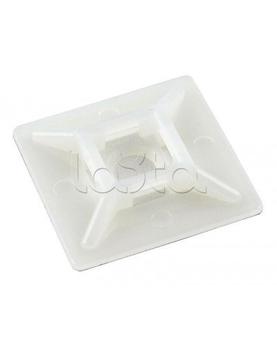 Площадка самоклеящаяся для крепл. стяжек (19x19 мм) Cabeus HC-101 в Домодедово Крепежные изделия Pintop.ru