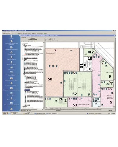 ПО Модуль Мониторинг PERCo-SM08 в Домодедово Сетевая СКУД Perco Pintop.ru