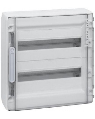 Распределительный щиток XL3 125 с белой дверью 2 ряда 36 модулей 450х450х128 мм Legrand 401647 в Домодедово Щиты электрические Pintop.ru