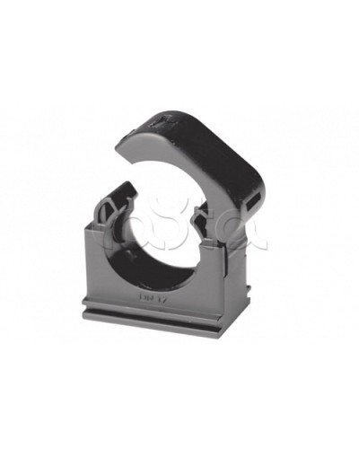 Держатель с крышкой DN 7 мм, полиамид, цвет чёрный DKC PASW07N в Домодедово Крепежные изделия Pintop.ru