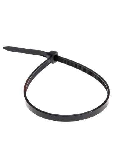 Хомут-стяжка нейлоновый 3х200 мм чёрный (100шт/уп) REXANT 07-0201-4 в Домодедово Стяжки-хомуты Pintop.ru