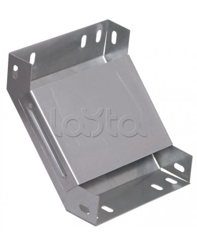 Поворот на 90° вертикальный внутренний 100x200 IEK CLP1V-100-200 в Домодедово Аксессуары для лотков Pintop.ru