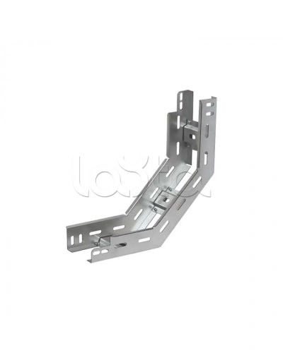 Угол вертикальный внутренний 90 градусов лестничный 400х150 (1,2 мм) Промрукав (PR08.5343) в Домодедово Аксессуары для лотков Pintop.ru